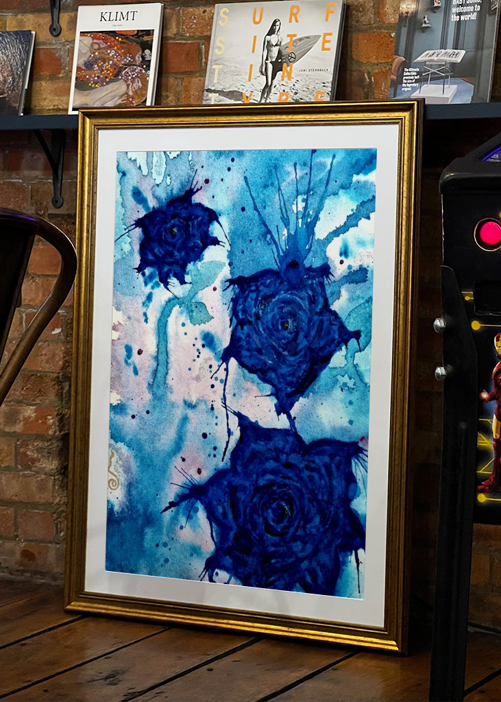 BLAUE ROSEN DER LIEBE