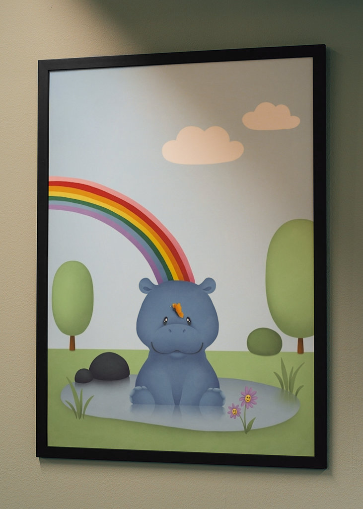 Piccola savana: ippopotamo