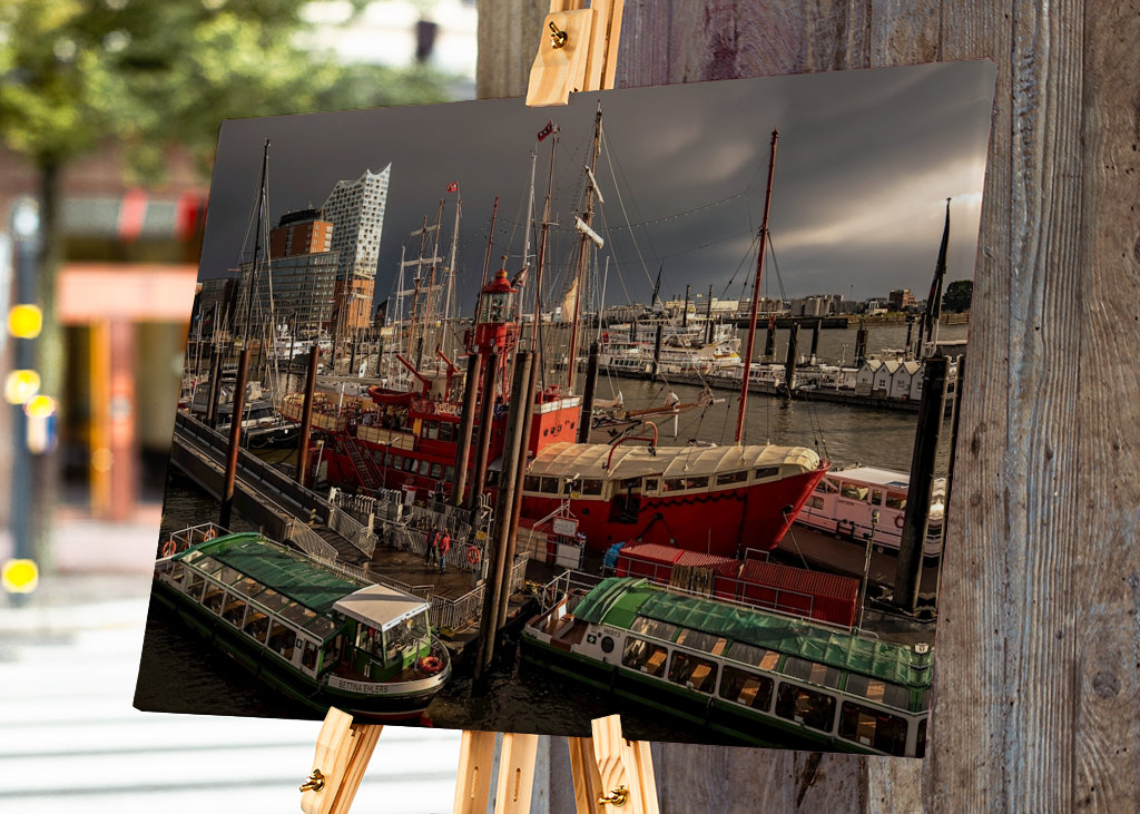 Hamburg "Hajók Elbie-vel"