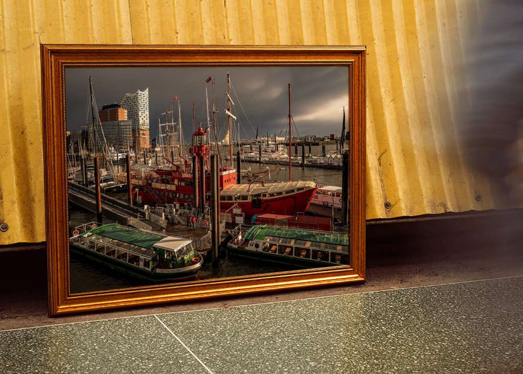 Hamburg "Hajók Elbie-vel"