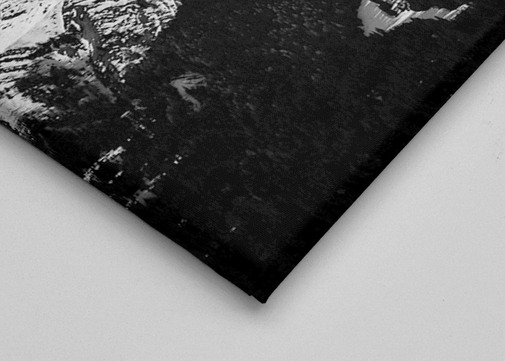 Dolomity v černé a bílé