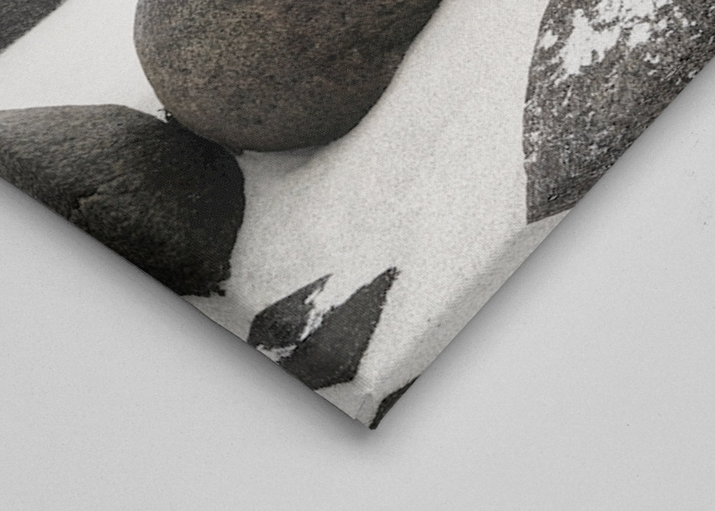 Boulders in the sand