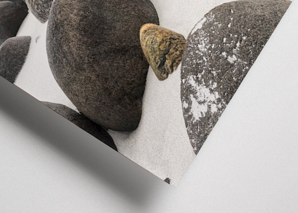 Boulders in the sand