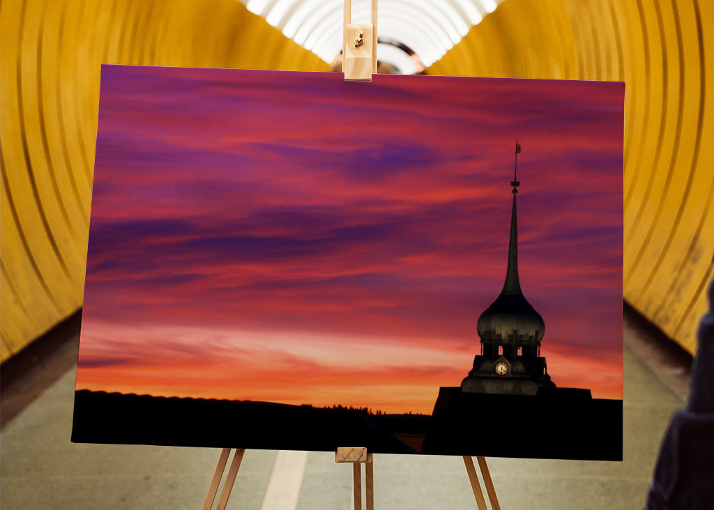 Věž radnice v Östersundu