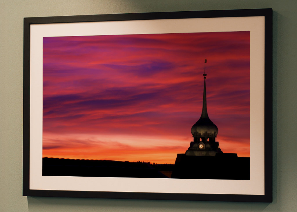 Věž radnice v Östersundu