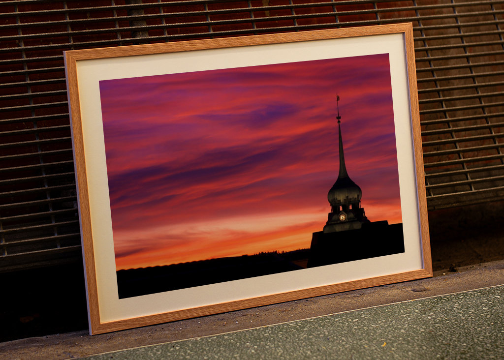 Věž radnice v Östersundu