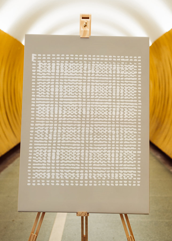 Boho Natural Beige Vit 