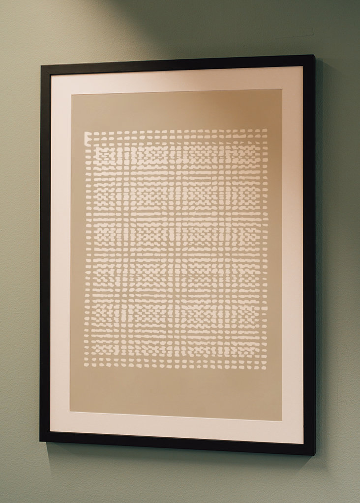 Boho Natural Beige Vit 