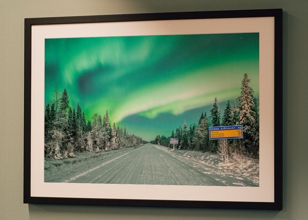 Chemin des aurores boréales