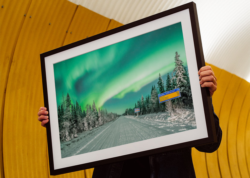 Chemin des aurores boréales