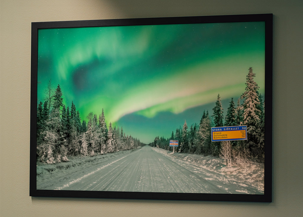 Chemin des aurores boréales