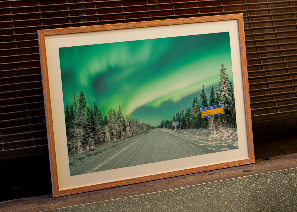 Chemin des aurores boréales