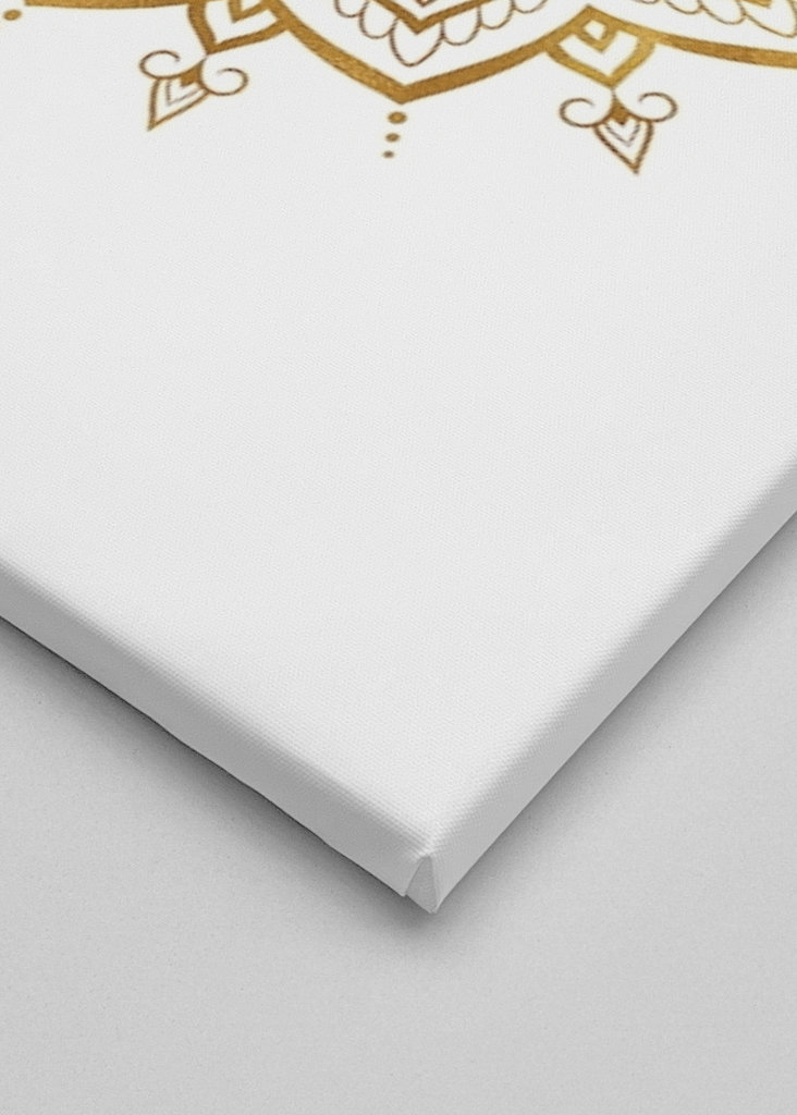 Złota Mandala - biała