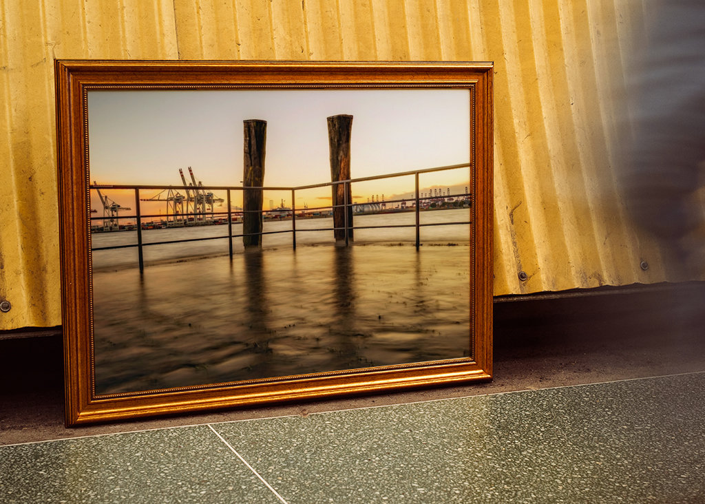 Hamburg Fischmarkt Hochwasser