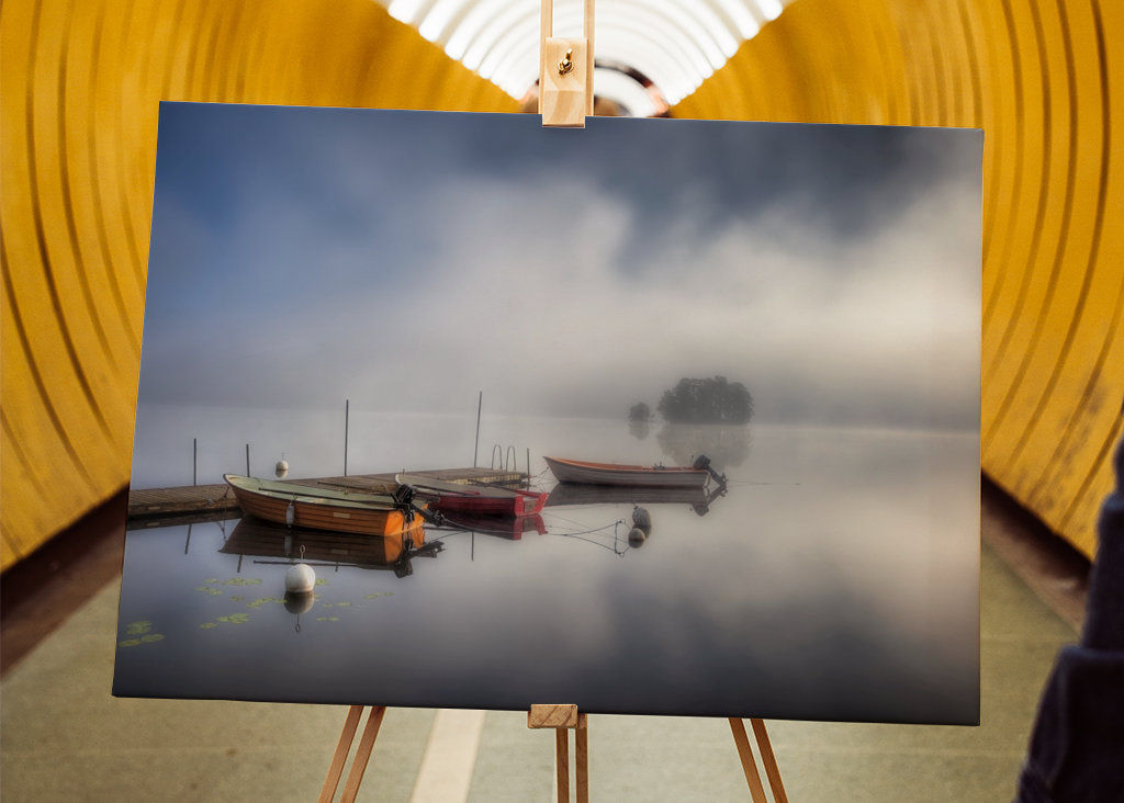 Morgendis over Grycken-søen