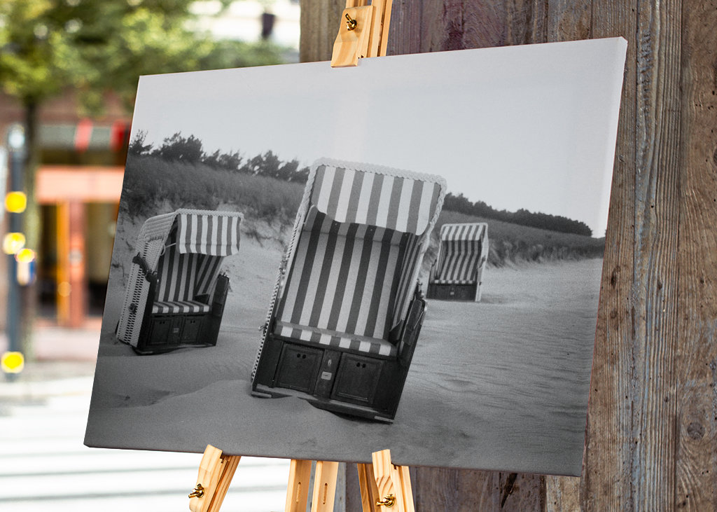 Strandstol gåtur på Rügen