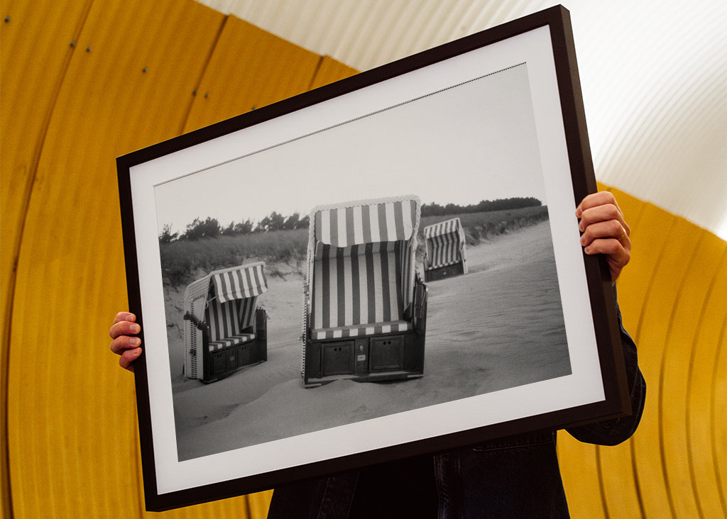 Strandstol gåtur på Rügen