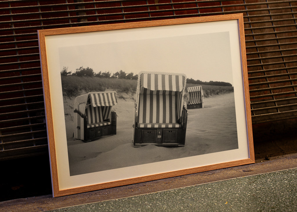 Strandstol gåtur på Rügen