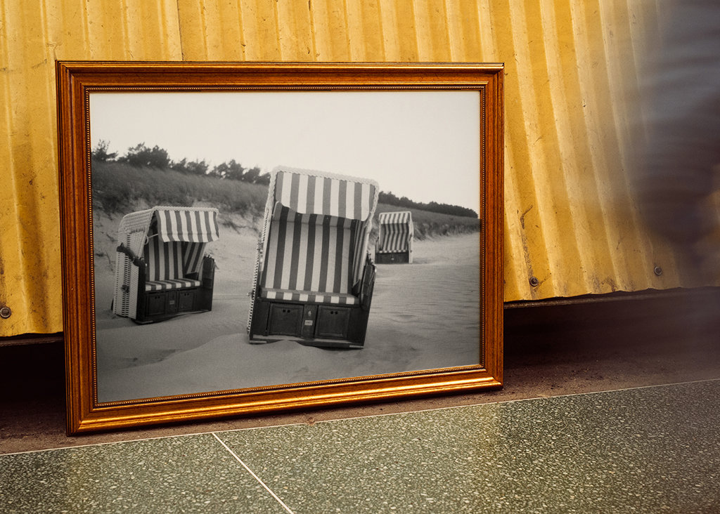 Strandstol gåtur på Rügen