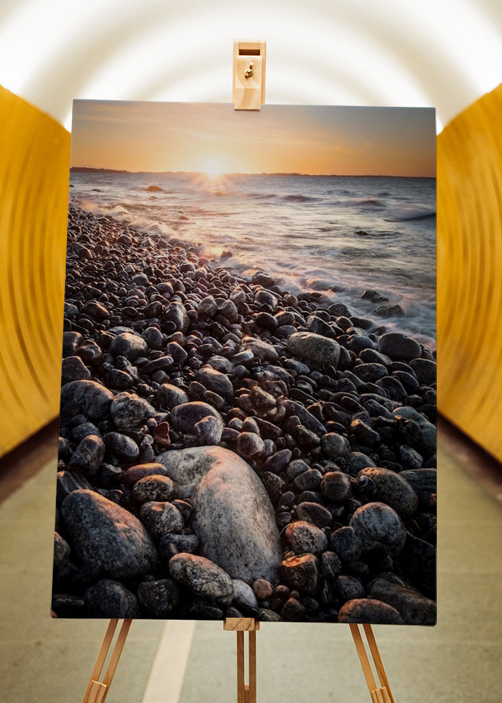 Ranní slunce u moře