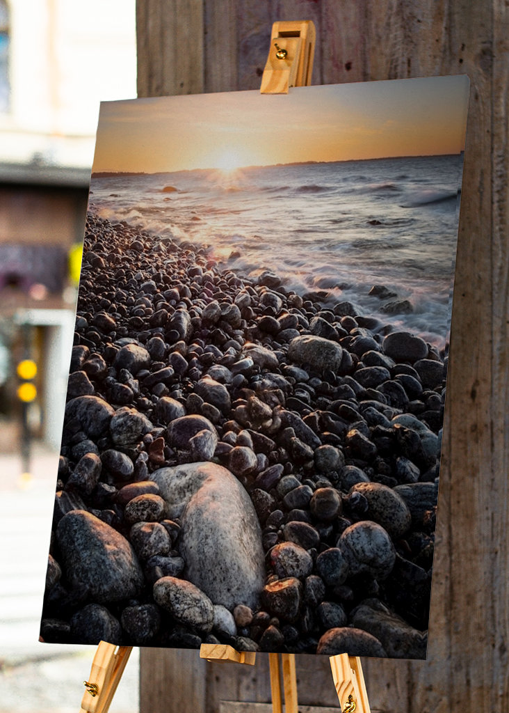 Ranní slunce u moře