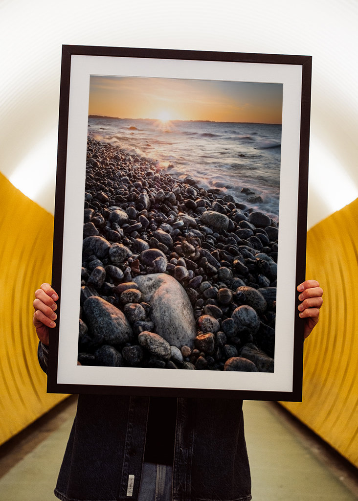 Ranní slunce u moře