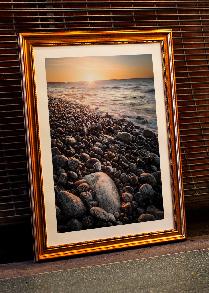 Ranní slunce u moře