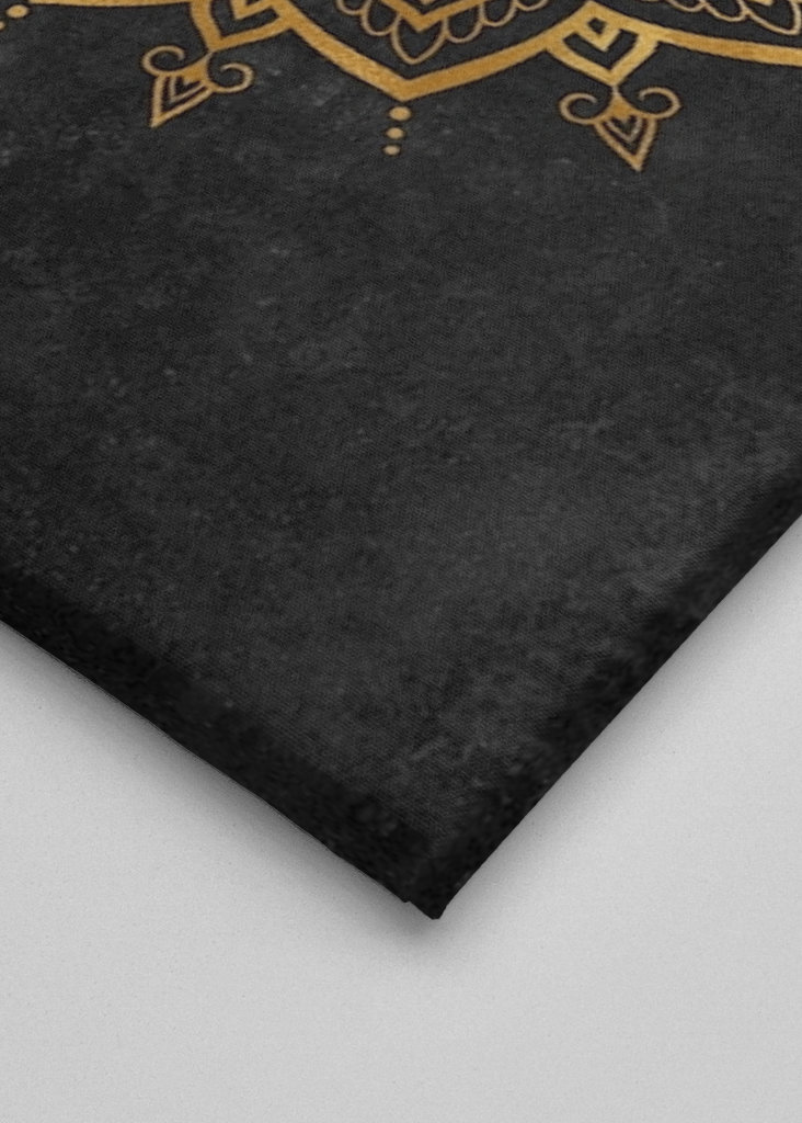 Gold Mandala - Black