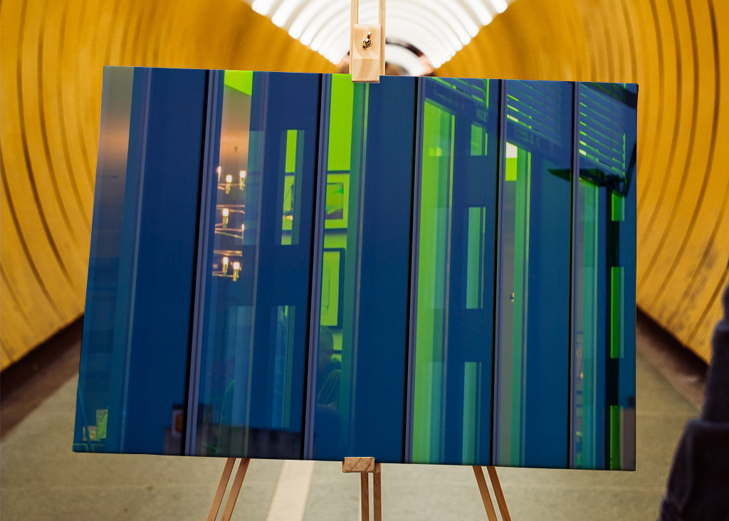 Kranhäuser in Köln - Abstrakt