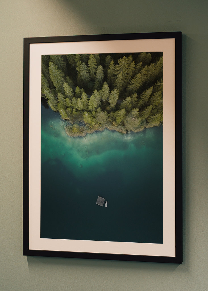 Wald am See von oben