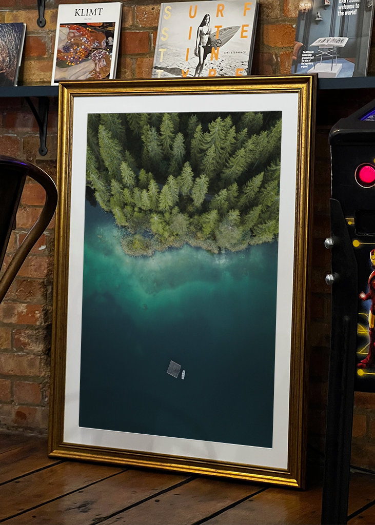 Wald am See von oben