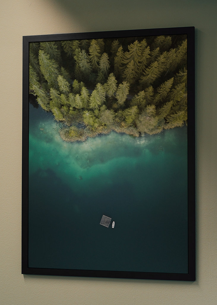 Wald am See von oben