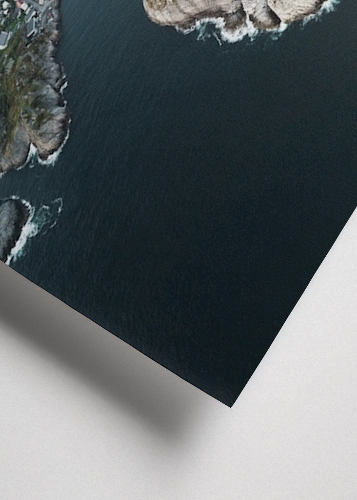 Fußballfeld Lofoten Norwegen