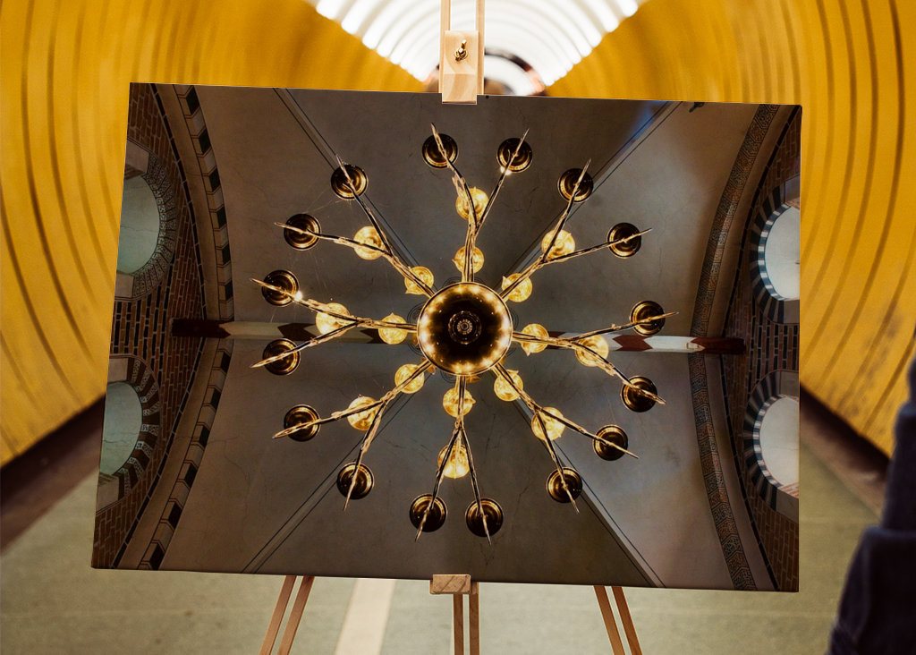 Kronleuchter in der Kirche