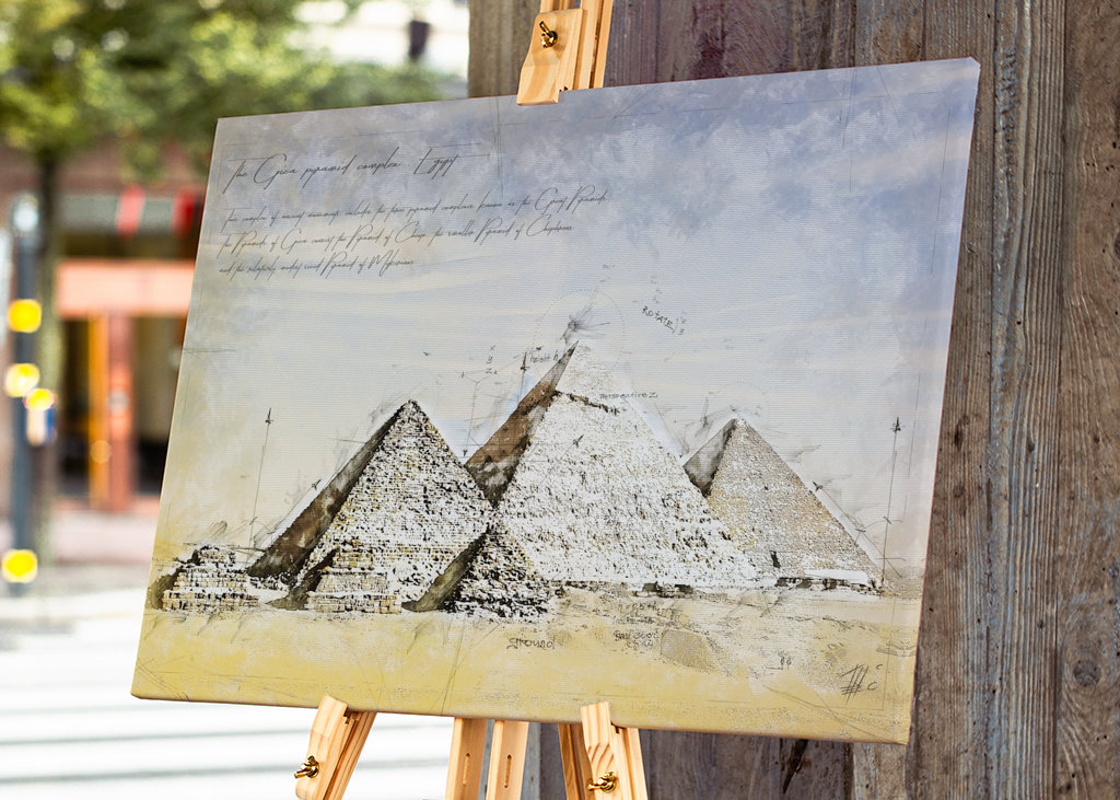 The Giza pyramids, Egypt