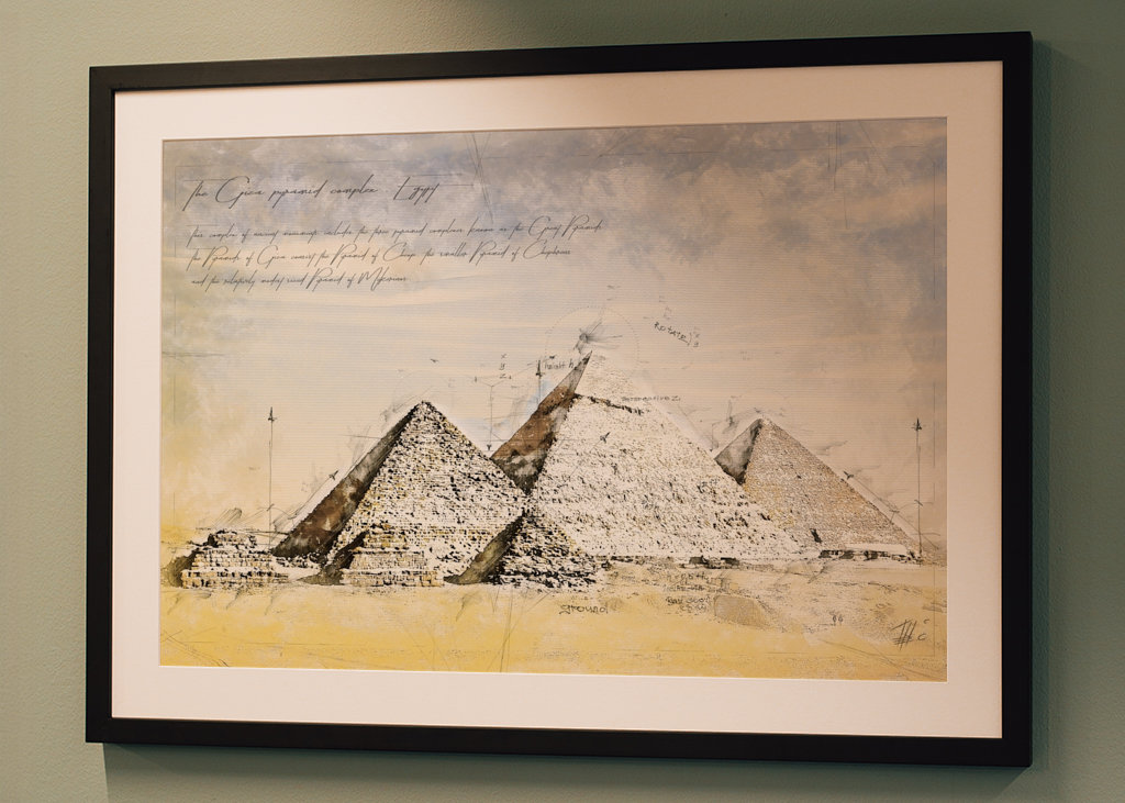 The Giza pyramids, Egypt