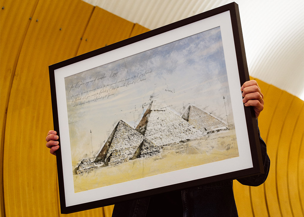 The Giza pyramids, Egypt