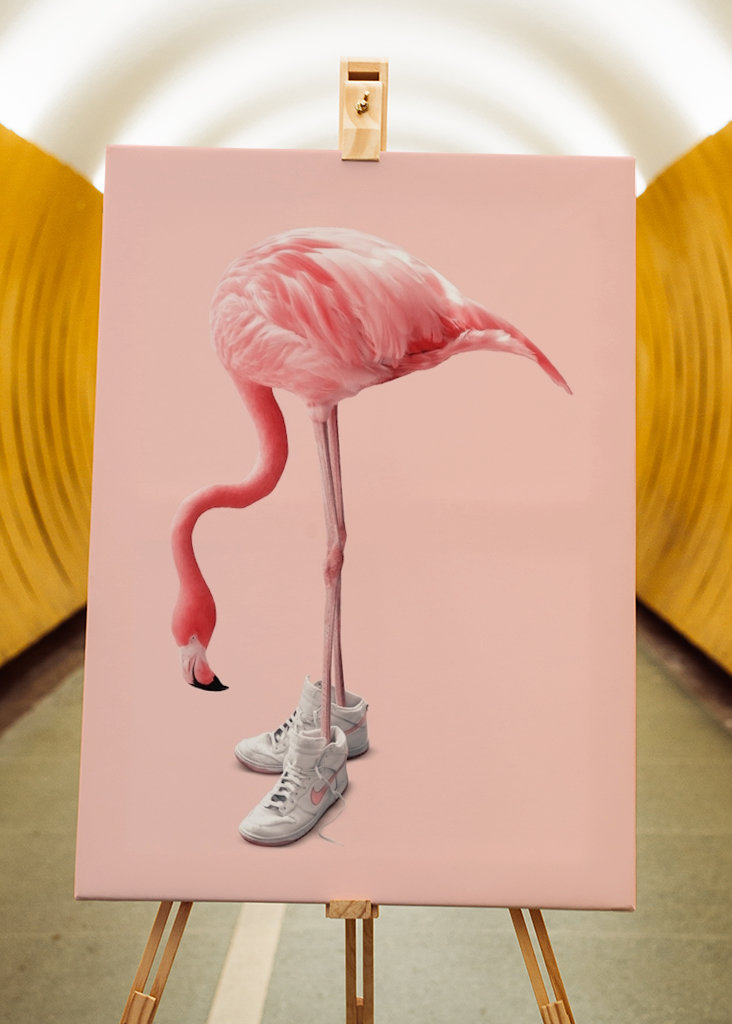 Sneaker Flamingo