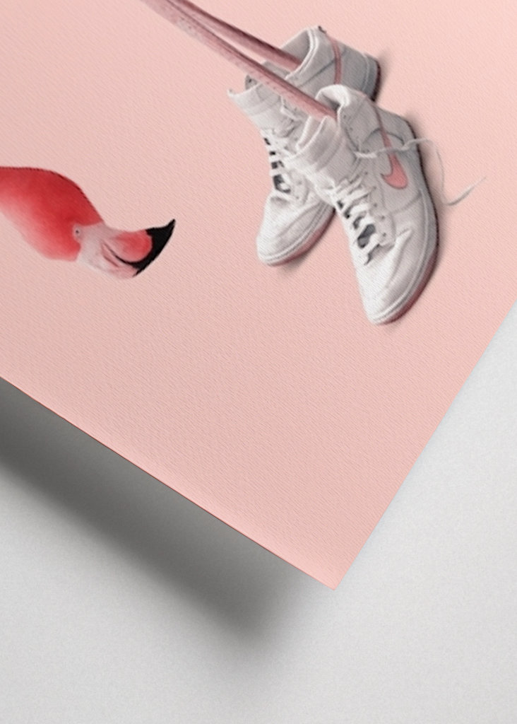 Sneaker Flamingo