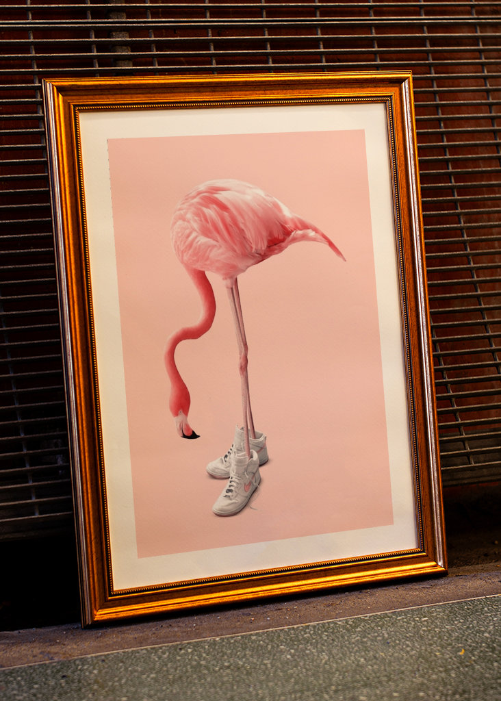 Sneaker Flamingo