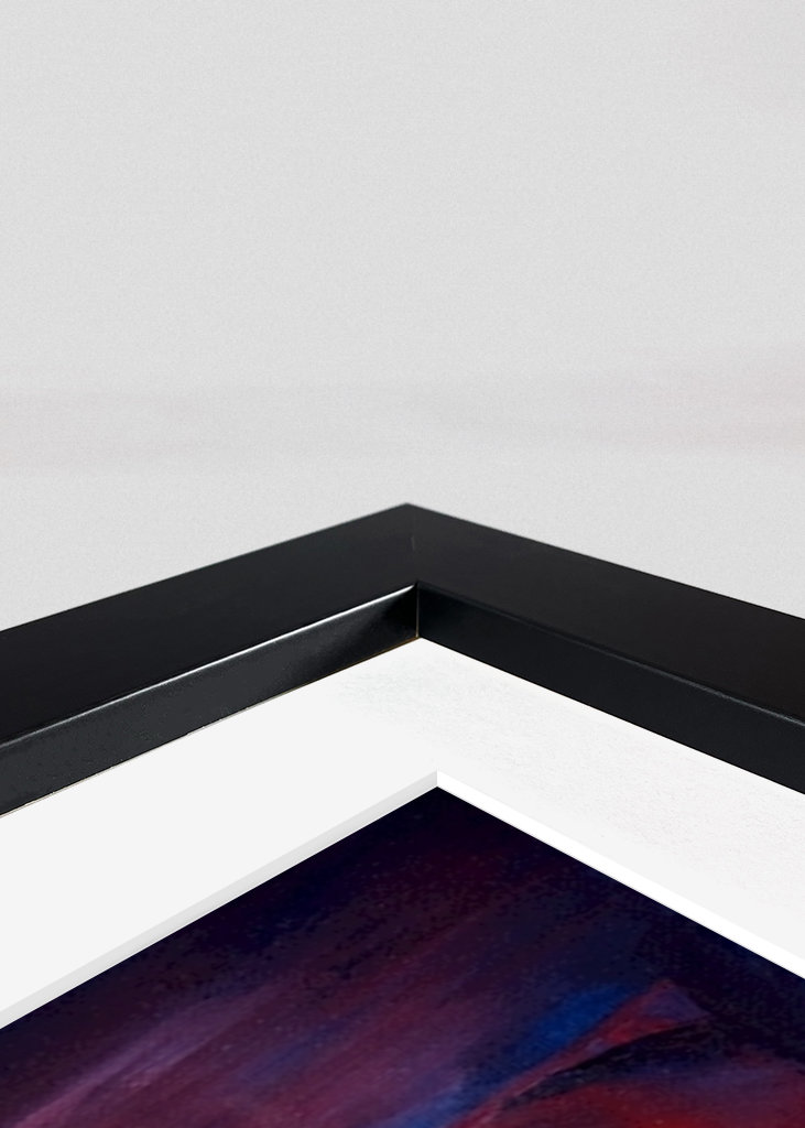 Abstrakte Formen Rot und Blau