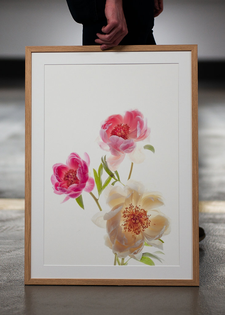 Flower-triptych CENTRE