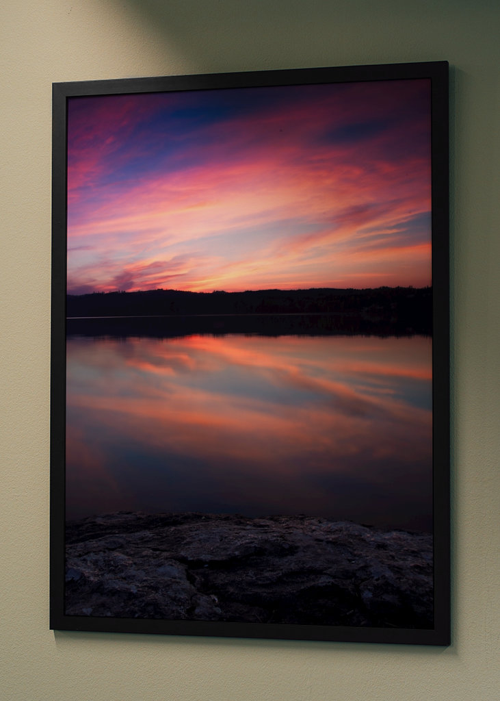 Coucher de soleil dans le sanctuaire, crâne