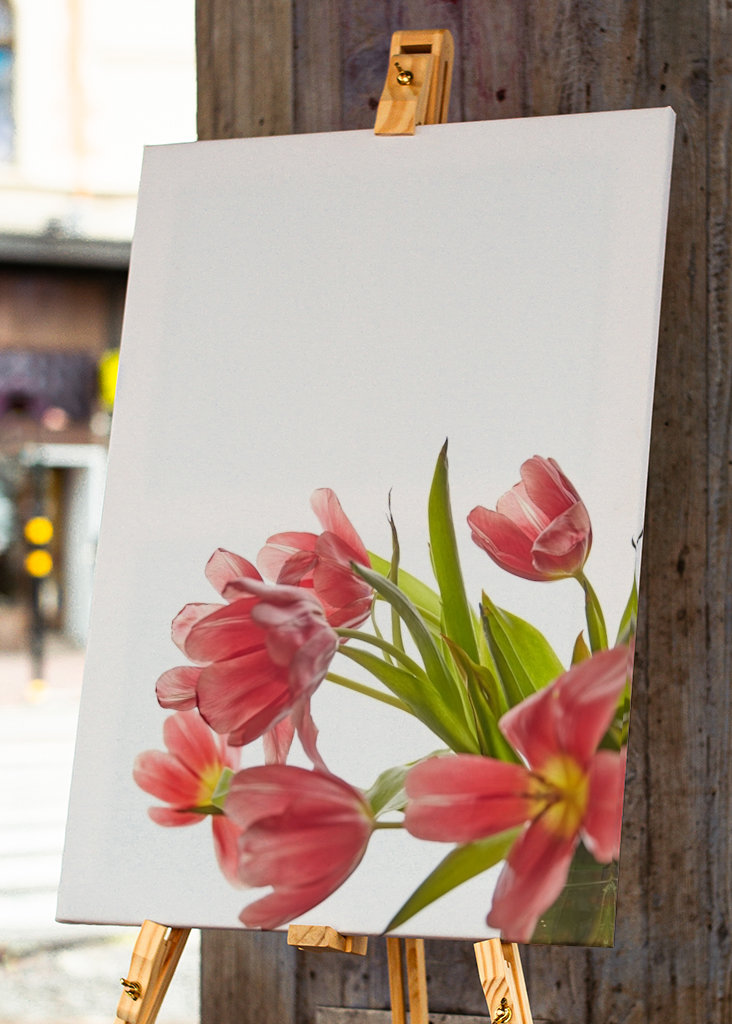 Trittico di fiori lato SINISTRO