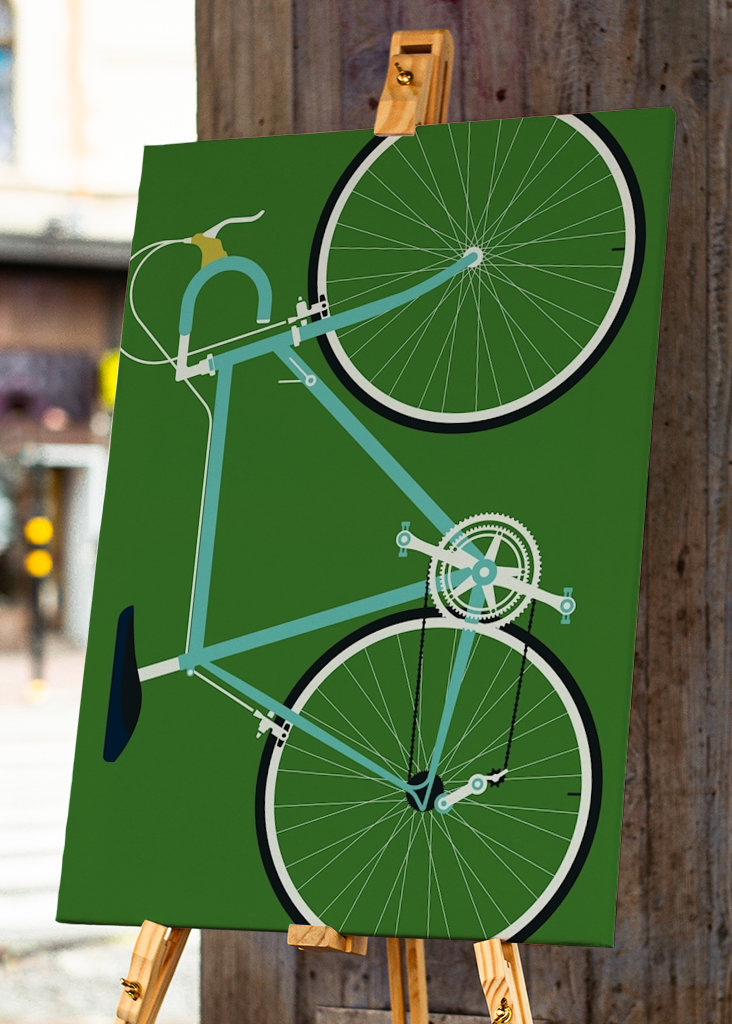 Italian racing bike - full