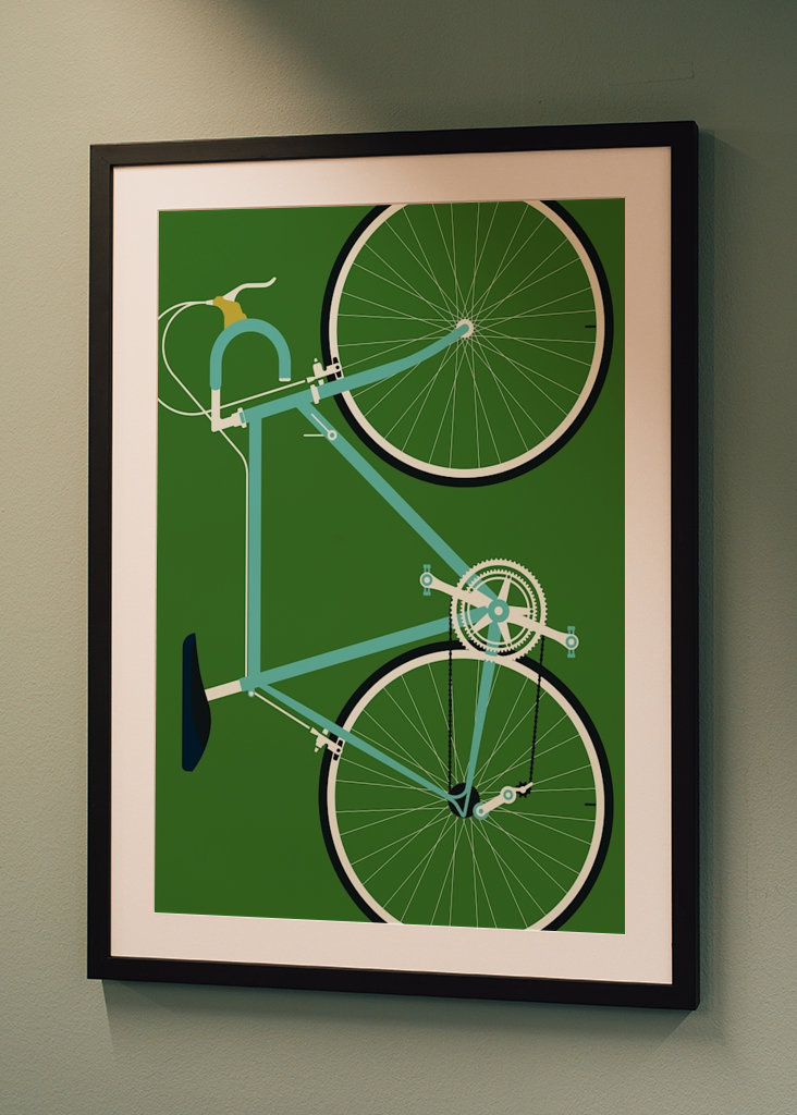 Italian racing bike - full