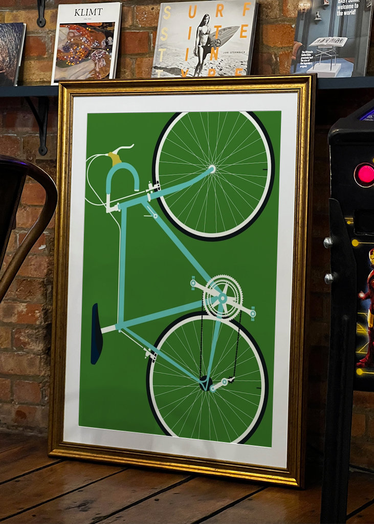 Italian racing bike - full