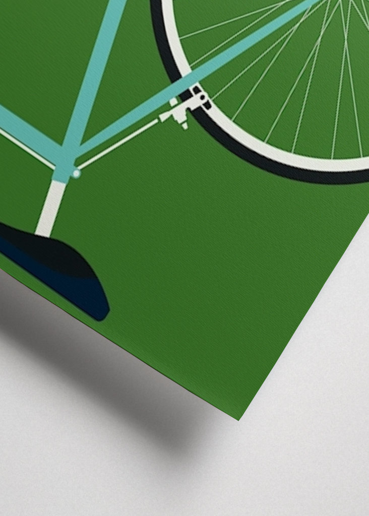 Italian racing bike - full