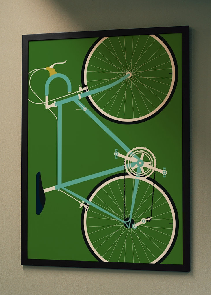 Italian racing bike - full