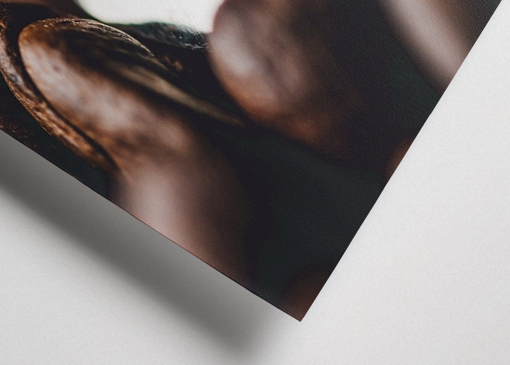 Kraniet blandt kaffebønner